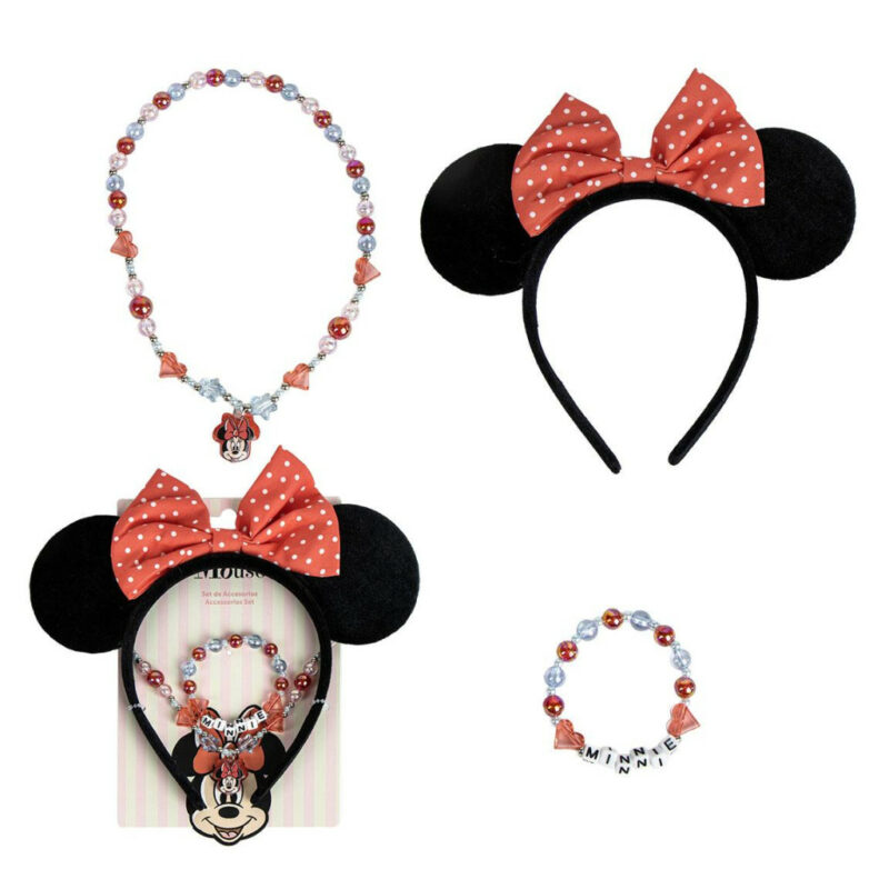 Disney Minnie Σετ κοσμημάτων για αυτιά και Στέκα μαλλιών για το κεφάλι 5873016