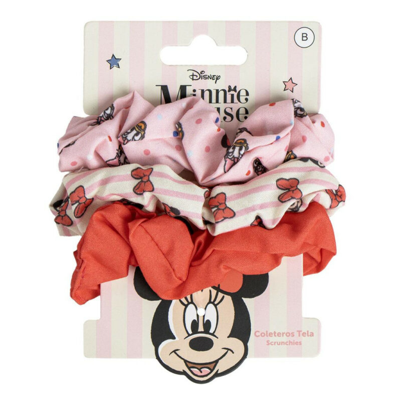 Disney Minnie Σετ λαστιχάκια μαλλιών 3 τεμαχίων 5873029