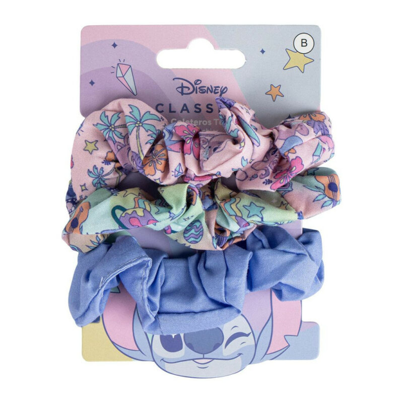 Disney Lilo and Stitch Σετ λαστιχάκια μαλλιών 3 τεμαχίων 5892769
