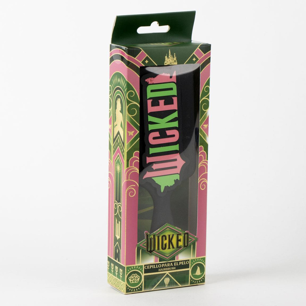 Wicked Black 3D Βούρτσα Μαλλιών 22 cm