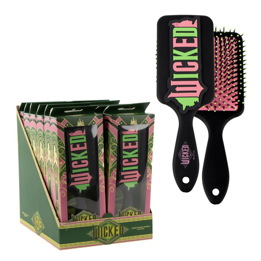 Wicked Black 3D Βούρτσα Μαλλιών 22 cm