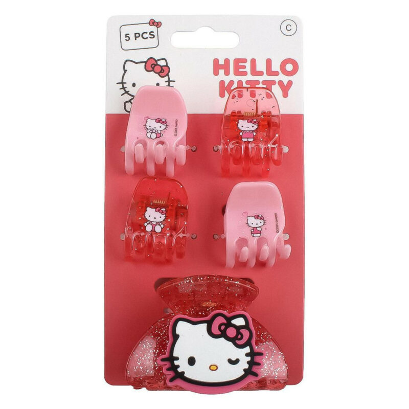 Hello Kitty Σετ Κλιπ Μαλλιών 5 Τεμαχίων 5900499