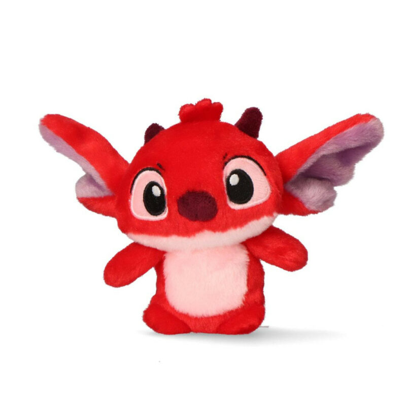 Disney Lilo & Stitch Ροζ Κόκκινο 3D Λούτρινο Μπρελόκ Διακοσμητικό Τσάντας 12 cm 5886723