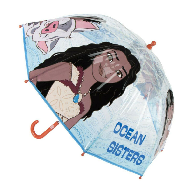 Disney Vaiana Αδελφές του Ωκεανού Παιδική Διάφανη Ομπρέλα Διαμέτρου 71 cm 5904468