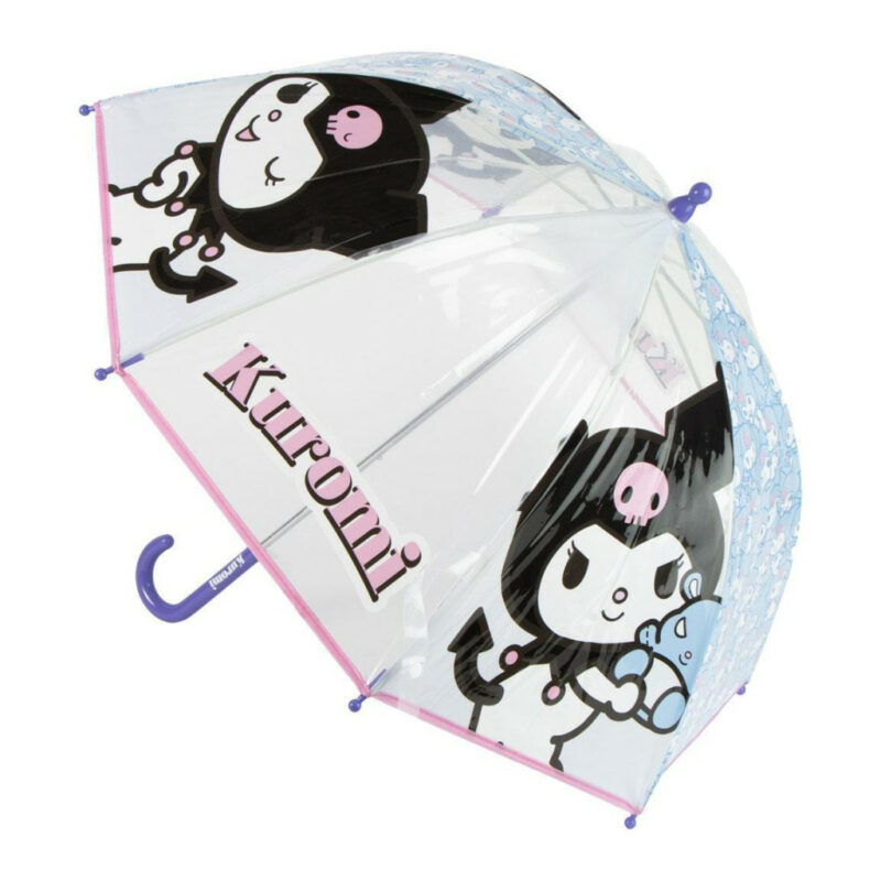 Hello Kitty Kuromi Παιδική Διάφανη Ομπρέλα Διαμέτρου 71 cm 5904502