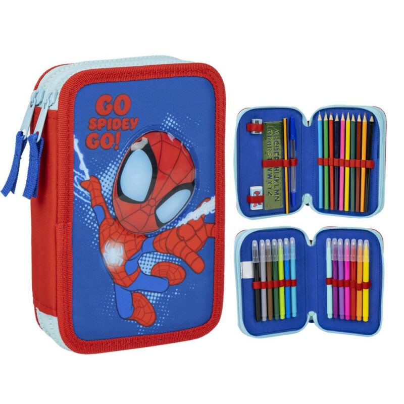 Spiderman Spidey filled two-level Γεμάτη Διώροφη Κασετίνα 29 Τεμαχίων 12 5895705