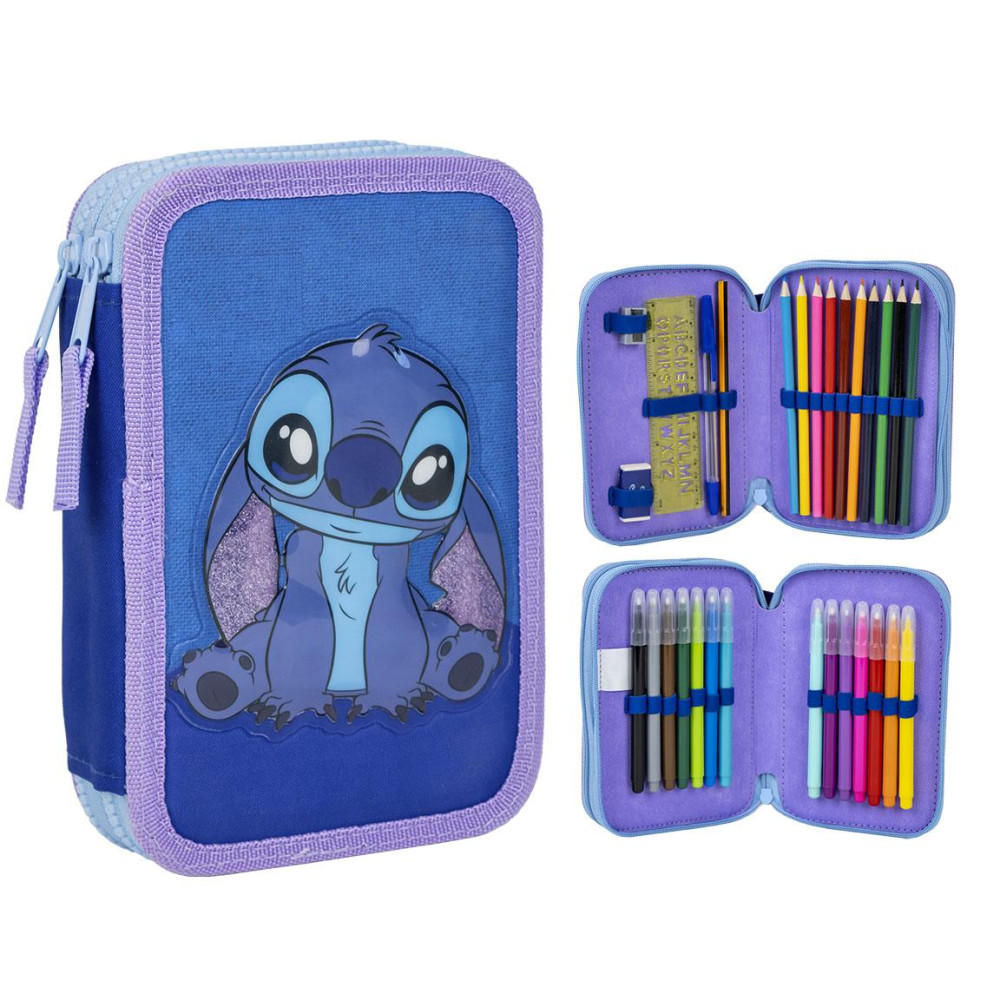 Disney Lilo & Stitch Γεμάτη Διώροφη Κασετίνα 29 Τεμαχίων 12