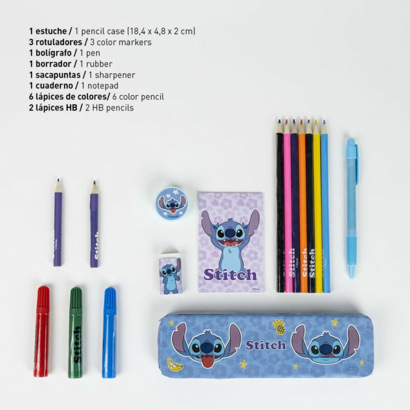 Disney Lilo & Stitch Σετ Σχολικών Ειδών 25 Τεμαχίων 24×8 cm 5892703