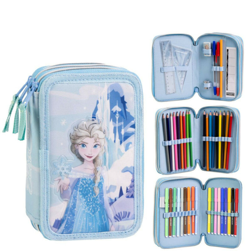 Disney Frozen Frosty Γεμάτη Τριώροφη Κασετίνα 43 Τεμαχίων Giotto 12 5883109