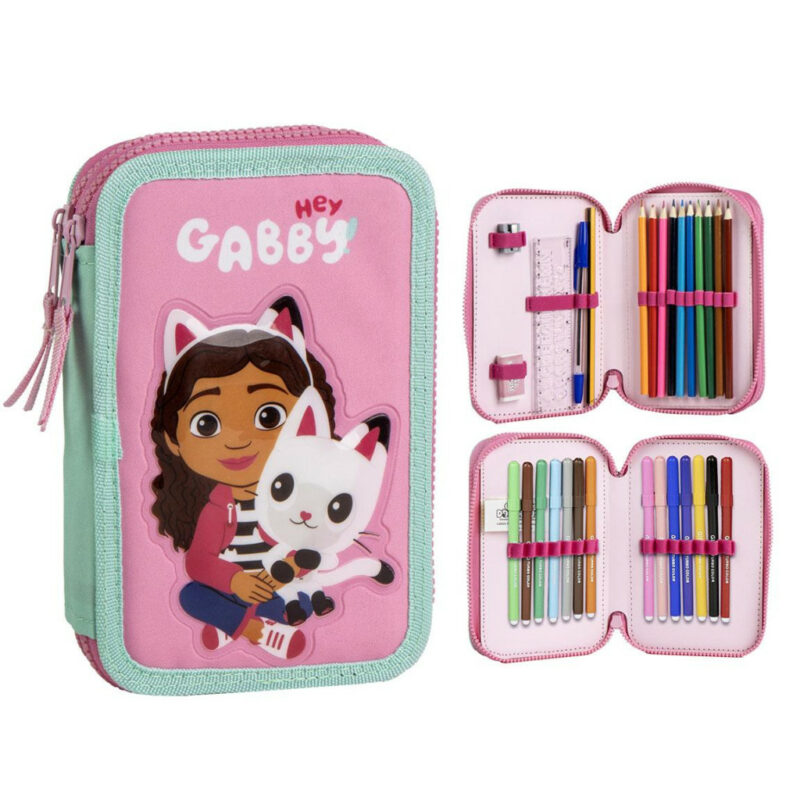 Gabby’s Dollhouse Hey Γεμάτη Διώροφη Κασετίνα 29 Τεμαχίων 12 5883146