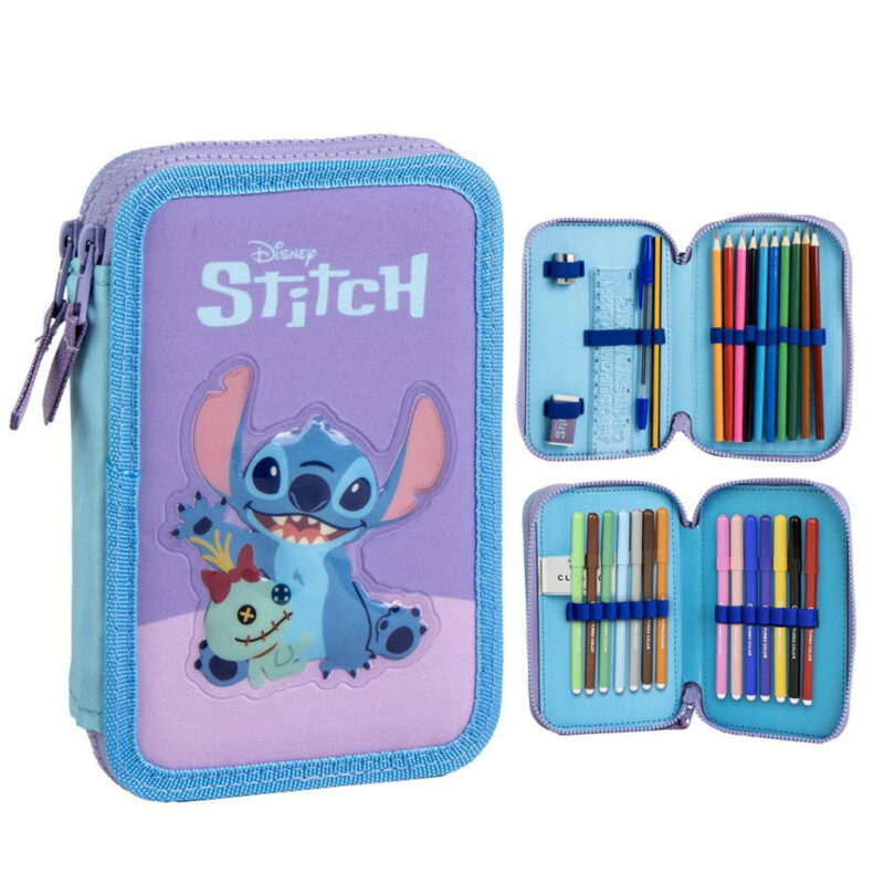 Disney Lilo & Stitch Scrump Γεμάτη Διώροφη Κασετίνα 29 Τεμαχίων 12 5883119