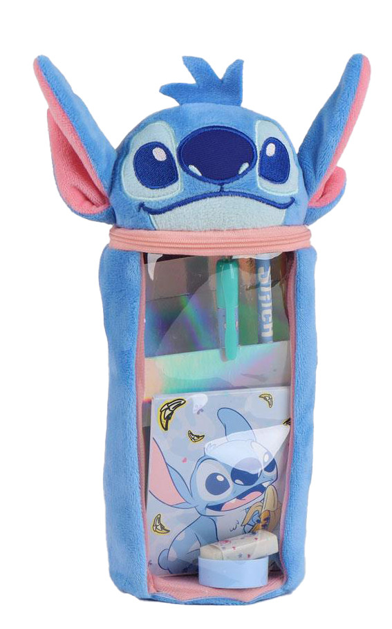 Disney Lilo & Stitch Blue Γεμάτη Λούτρινη Κασετίνα 6 Τεμαχίων 5885866