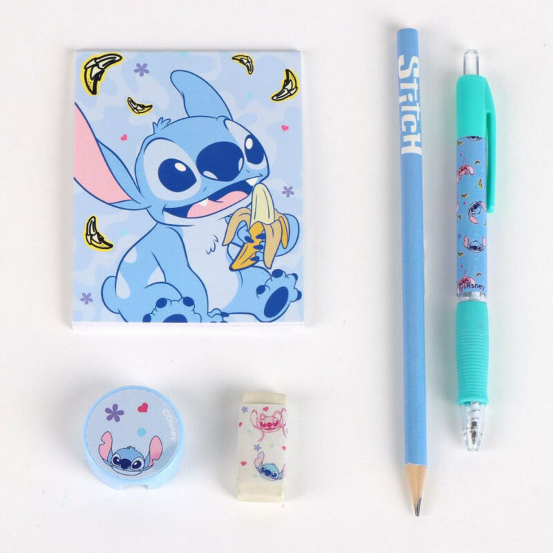 Disney Lilo & Stitch Blue Γεμάτη Λούτρινη Κασετίνα 6 Τεμαχίων 5885867
