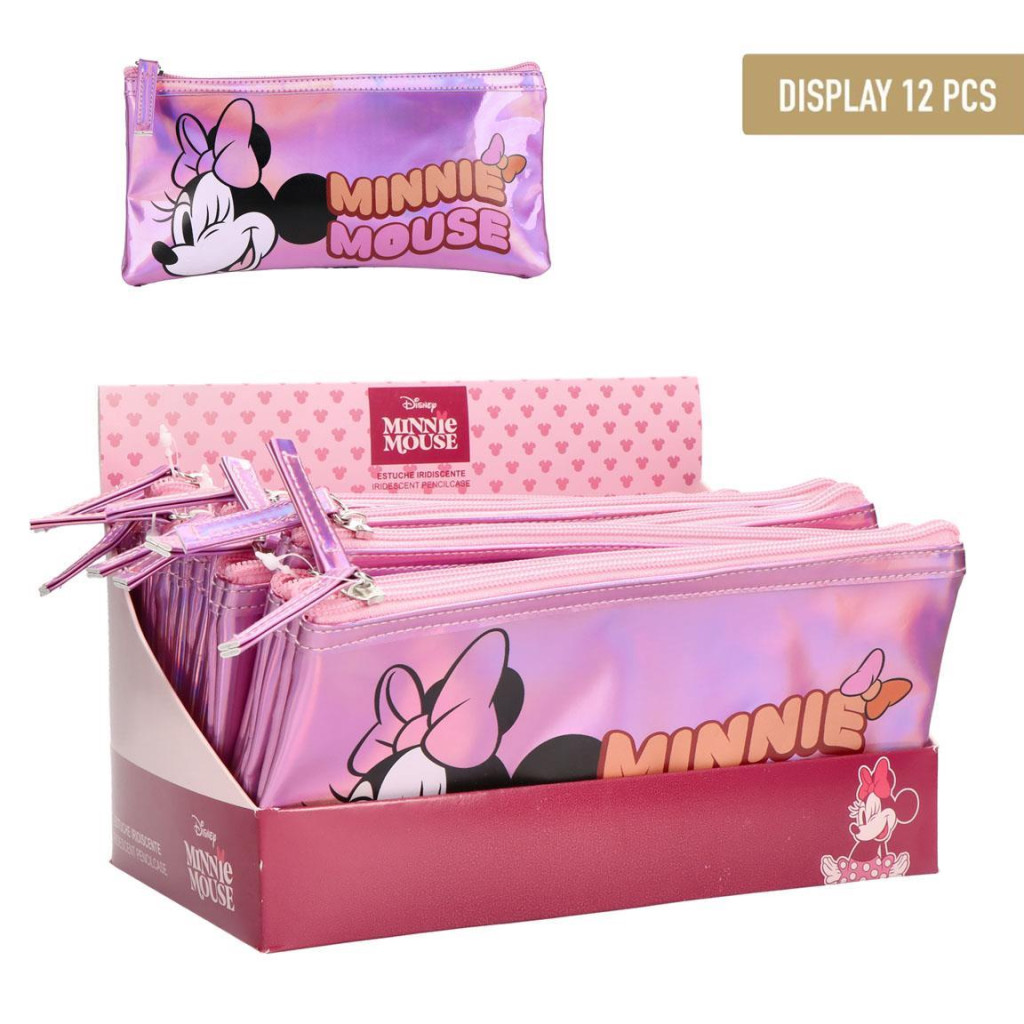 Disney Minnie Iridescent Παιδική Κασετίνα 22×11 cm
