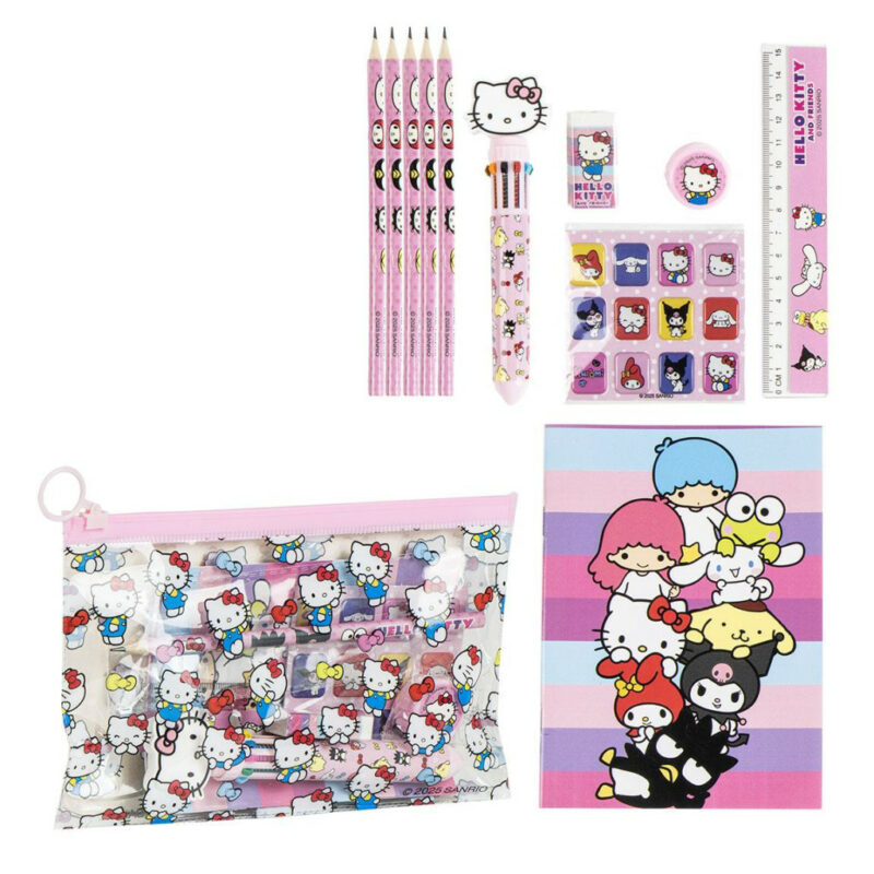 Hello Kitty Friends Pink Σετ Σχολικών Ειδών 22×14 cm 5884435