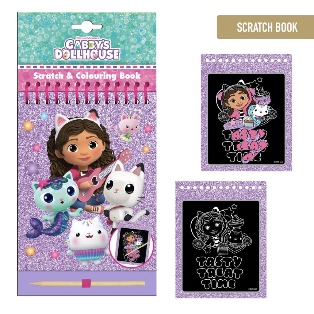 Gabby's Dollhouse Tasty scratch Σετ Ζωγραφικής και Χαρακτικής