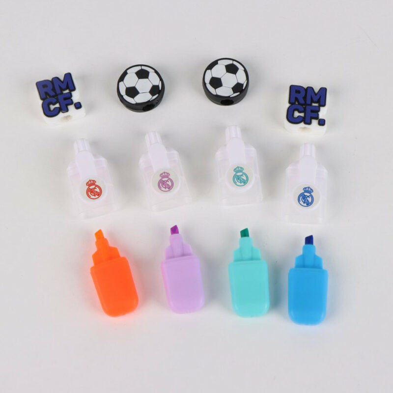 Real Madrid Ball Mini Σετ Υπογραμμιστών 4 Τεμαχίων 12×8 cm 5904591