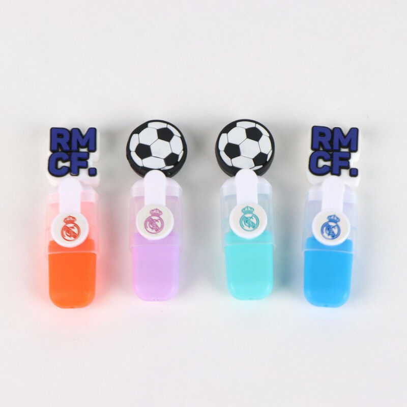 Real Madrid Ball Mini Σετ Υπογραμμιστών 4 Τεμαχίων 12×8 cm 5904592