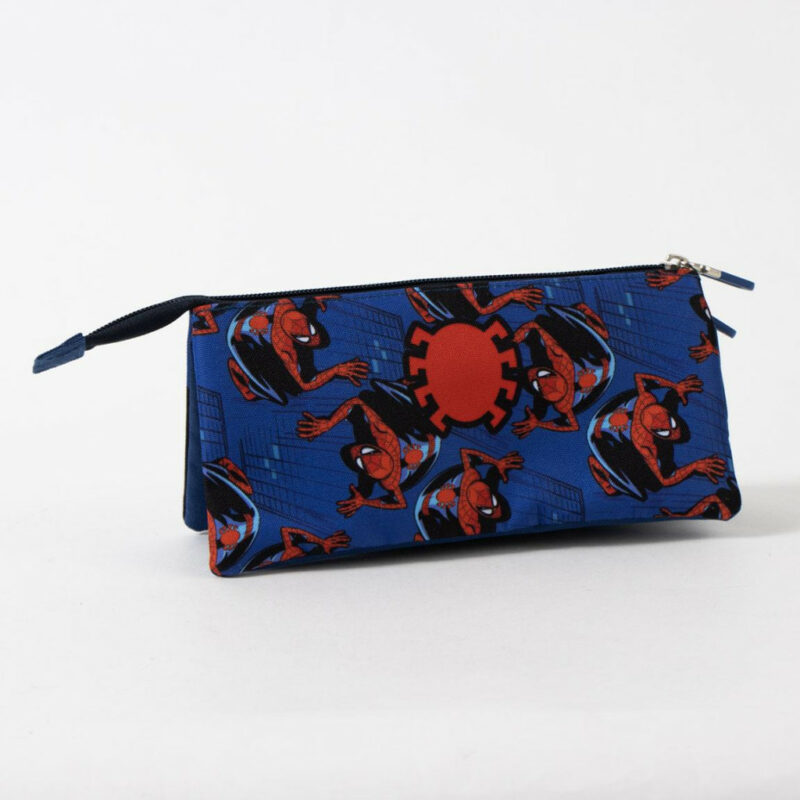 Superman Attack Spiderman Παιδική Κασετίνα με 3 Θήκες 23×12 cm 5899909