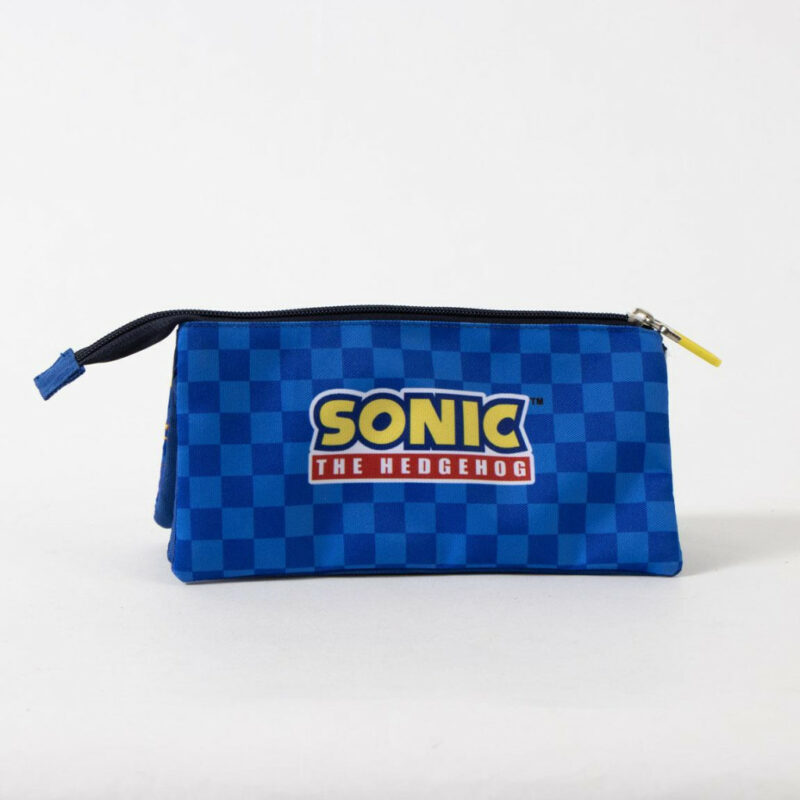 Sonic the Hedgehog Sprint Παιδική Κασετίνα με 3 Θήκες 23×12 cm 5899940