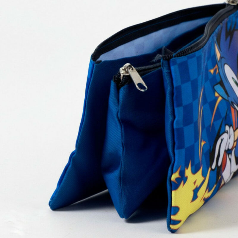 Sonic the Hedgehog Sprint Παιδική Κασετίνα με 3 Θήκες 23×12 cm 5899941