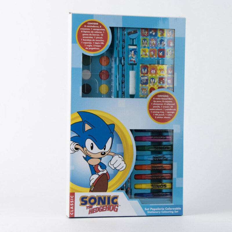 Sonic the Hedgehog Team Σετ Σχολικών Ειδών 43 Τεμαχίων 27×45 cm 5904615