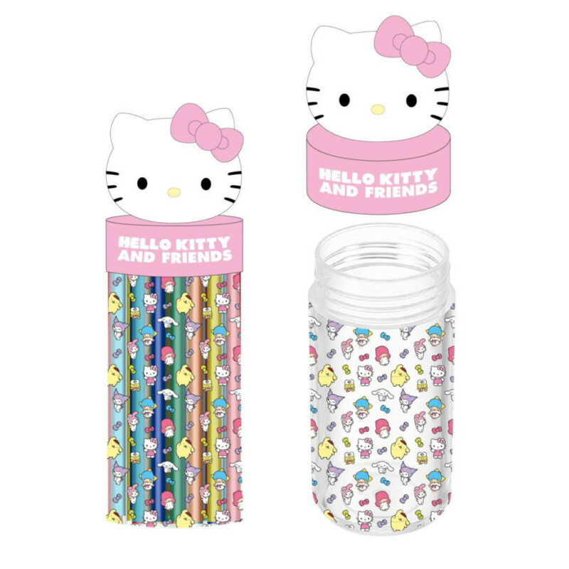 Hello Kitty Pink Σετ Μαρκαδόρων 18 Τεμαχίων 7×19 cm 5904572
