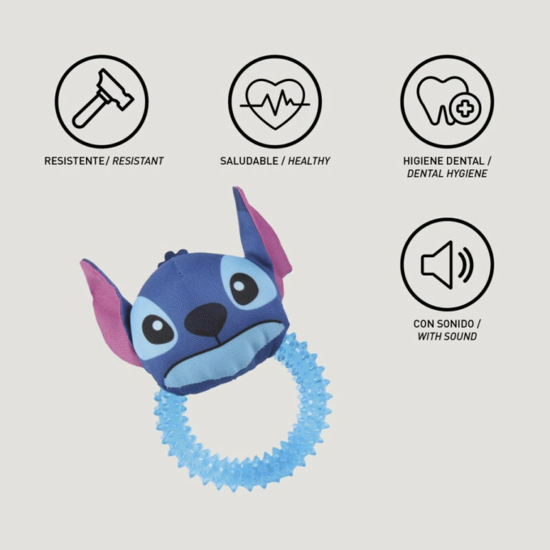 Disney Lilo and Stitch Alien Παιχνίδι Σκύλου TPR με Ήχο 20 εκ 5894429