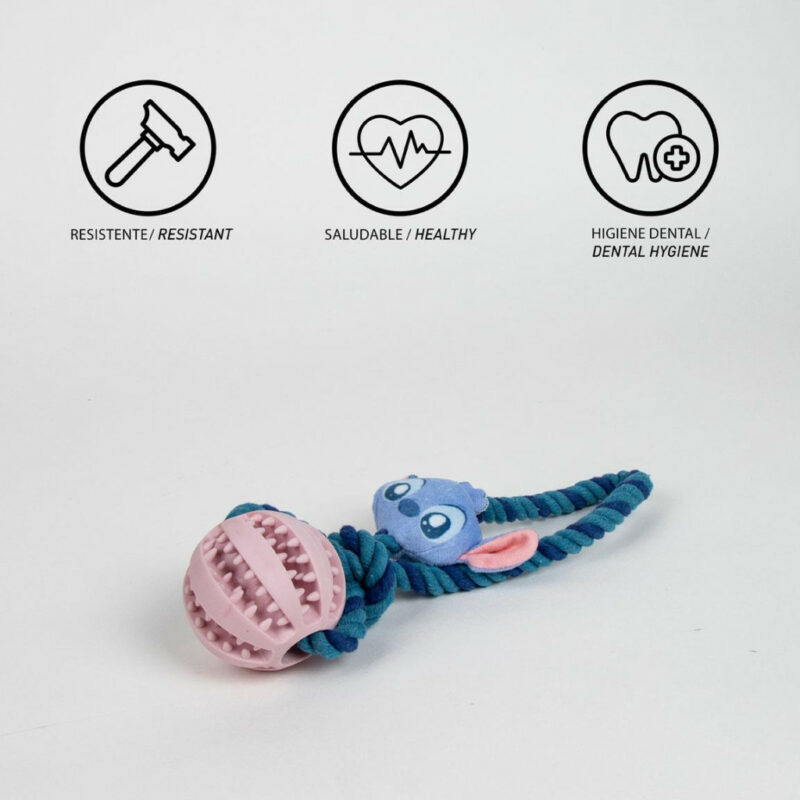 Disney Lilo and Stitch Alien Παιχνίδι Σκύλου με Σχοινί και Μπάλα TPR 24 εκ 5894422