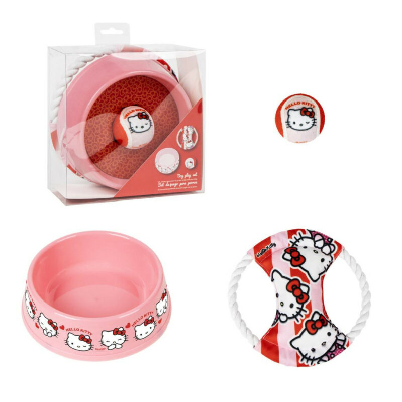 Hello Kitty Pink Σετ Δώρου για Κατοικίδια 3 Τεμαχίων 5894456