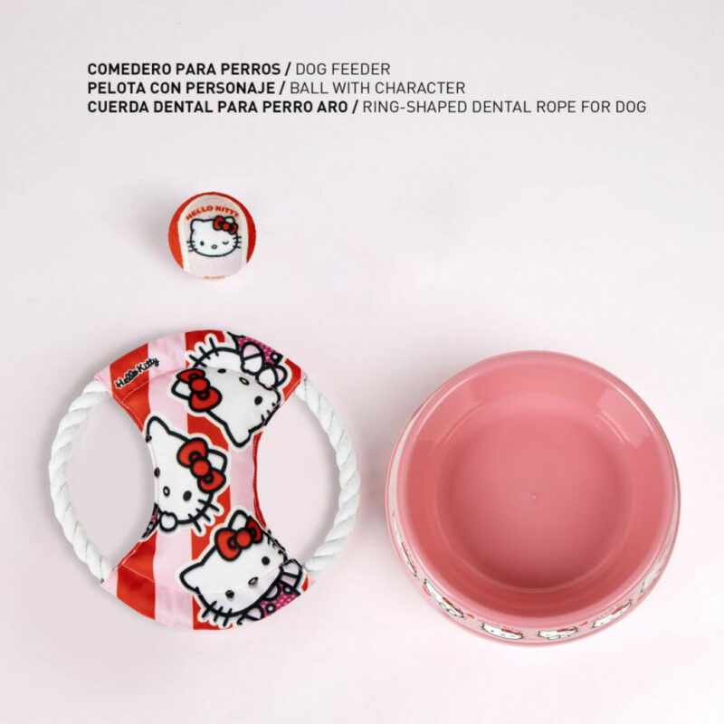 Hello Kitty Pink Σετ Δώρου για Κατοικίδια 3 Τεμαχίων 5894457