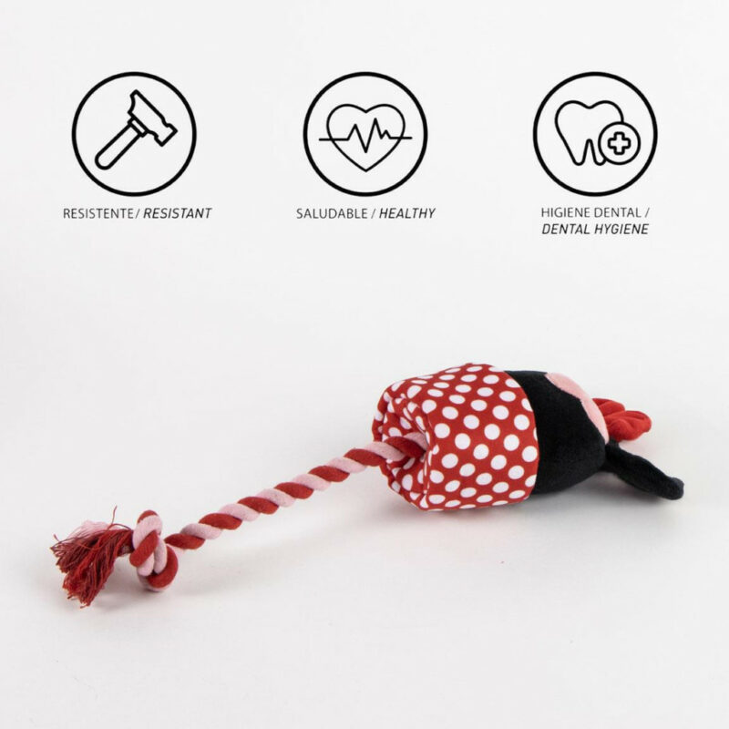 Disney Minnie Dots Παιχνίδι Σκύλου με Σχοινί 30 εκ 5905640