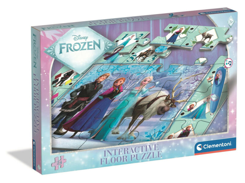 Disney Frozen Ice Kingdom Διαδραστικό Puzzle 24 Τεμαχίων Clementoni 5886883