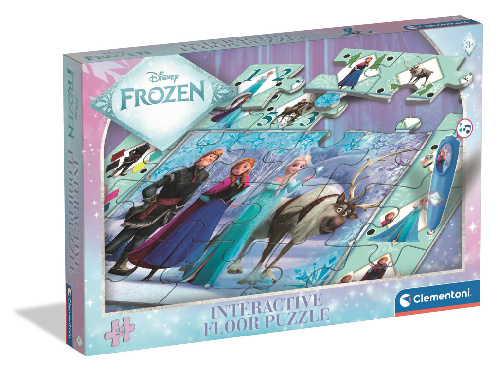 Disney Frozen Ice Kingdom Διαδραστικό Puzzle 24 Τεμαχίων Clementoni