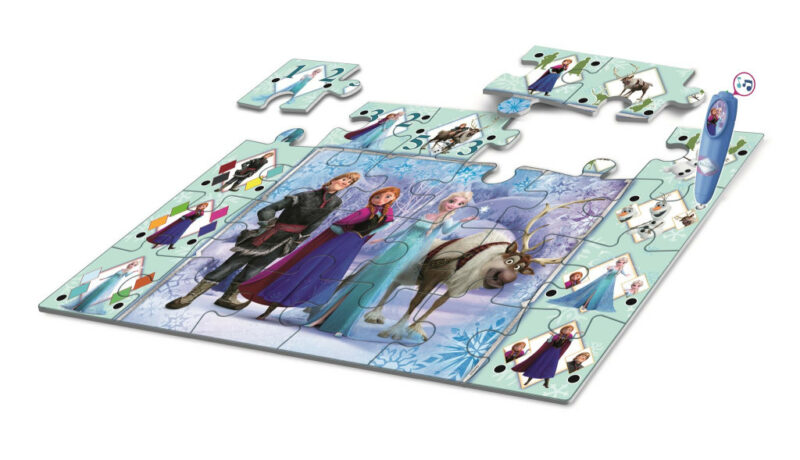 Disney Frozen Ice Kingdom Διαδραστικό Puzzle 24 Τεμαχίων Clementoni 5886884