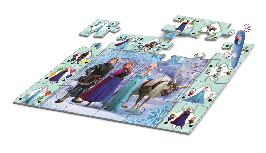 Disney Frozen Ice Kingdom Διαδραστικό Puzzle 24 Τεμαχίων Clementoni