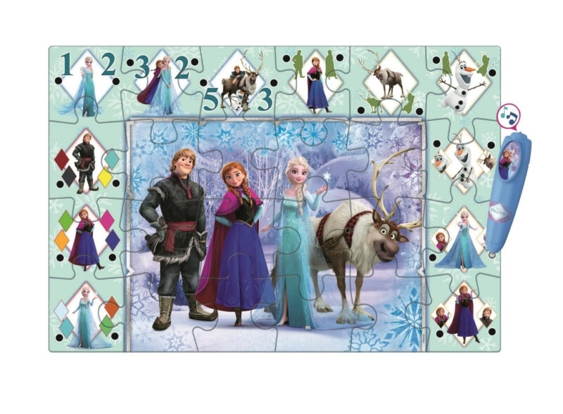 Disney Frozen Ice Kingdom Διαδραστικό Puzzle 24 Τεμαχίων Clementoni 5886886