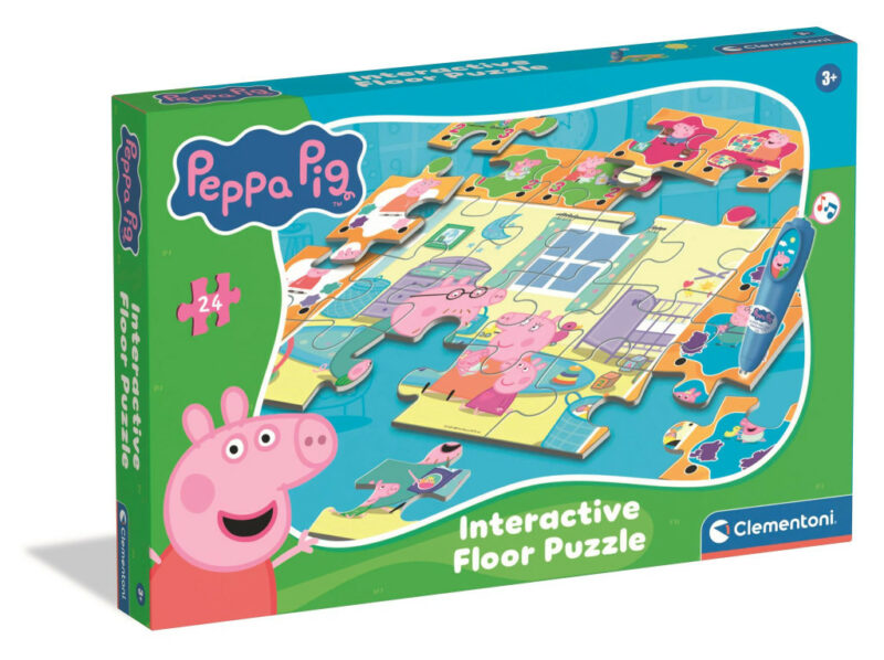 Peppa Pig Reading Διαδραστικό Puzzle 24 Τεμαχίων Clementoni 5886133