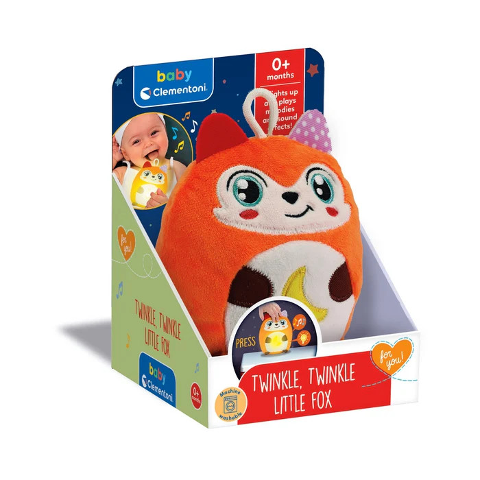 Fox Twinkle Twinkle Φωτιστικό Νυκτός & Παιχνίδι Clementoni 5893747