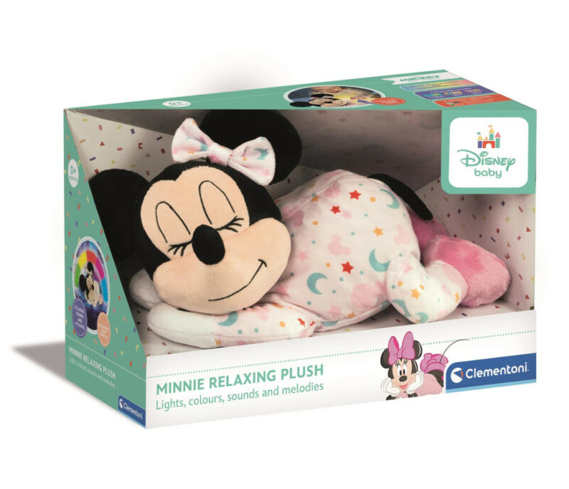 Disney Minnie Tummy-Time Sleep Aid Λούτρινο Παιχνίδι Clementoni 5894796
