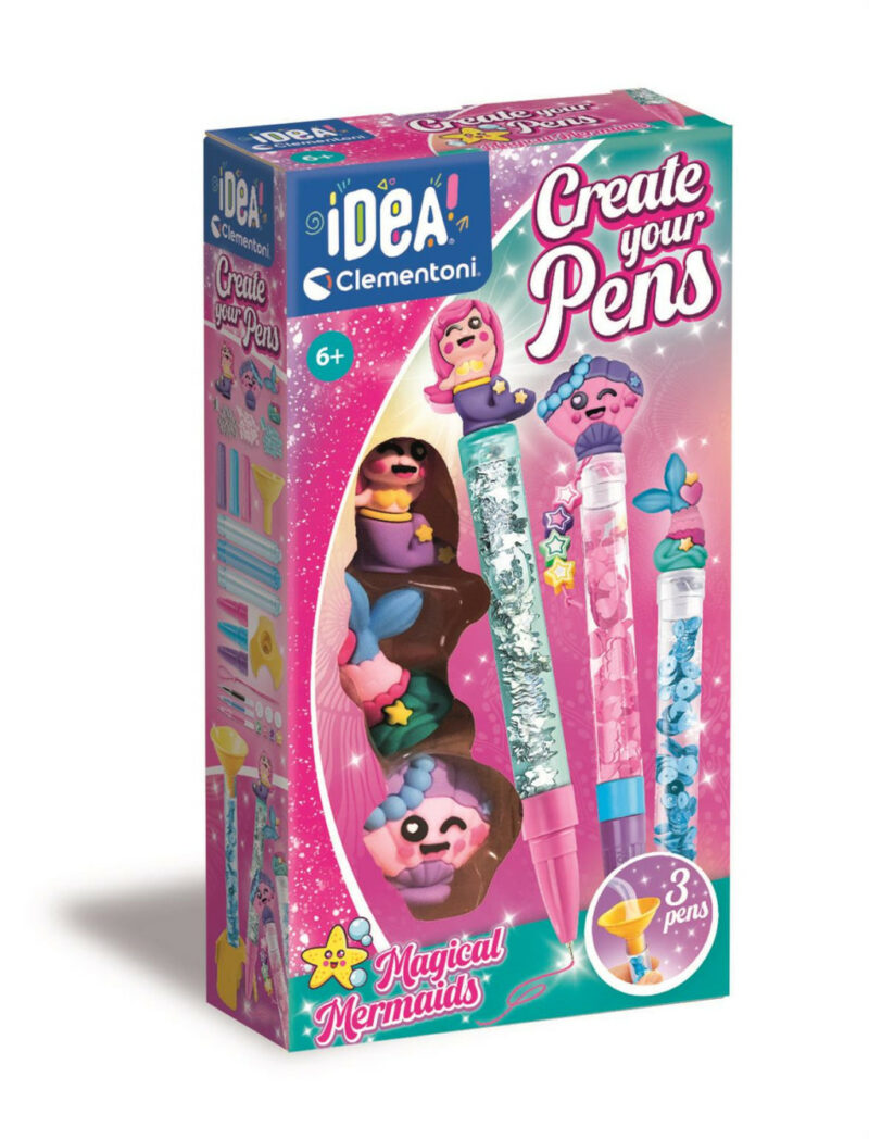 Colour Mermaid Σετ Κατασκευής Στυλό Clementoni 5886075