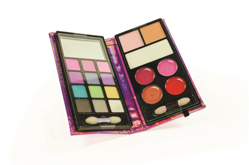 Crazy Chic Holo μωβ Σετ Μακιγιάζ σε Σχήμα Πορτοφολιού Clementoni 5893779