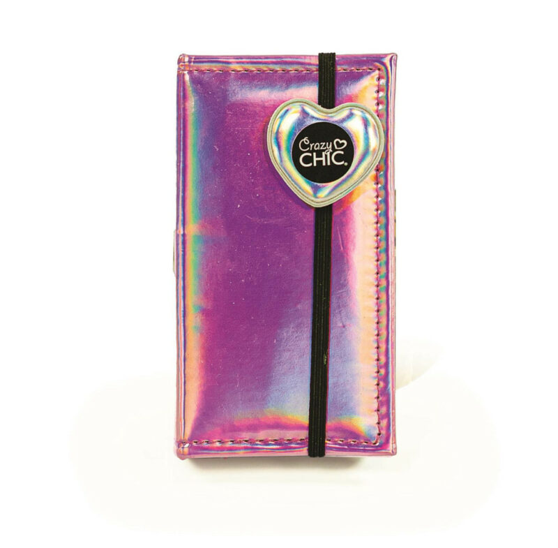 Crazy Chic Holo μωβ Σετ Μακιγιάζ σε Σχήμα Πορτοφολιού Clementoni 5893780