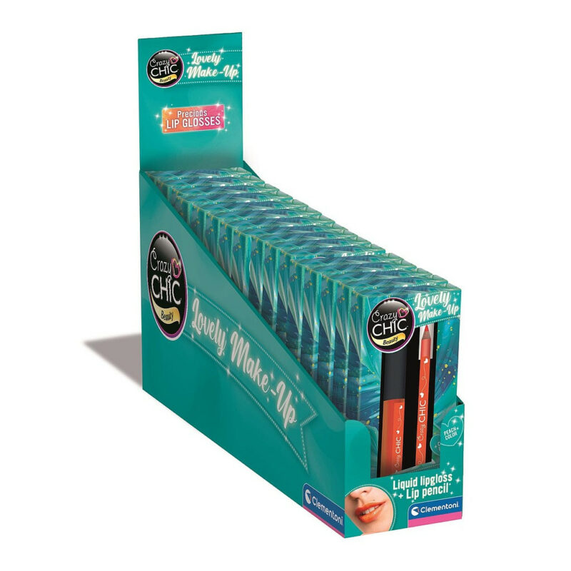 Crazy Chic Peach Lip Gloss Χειλιών & Μολύβι Χειλιών Clementoni 5893791