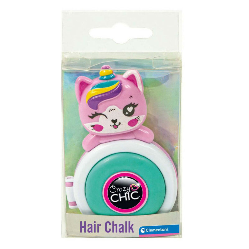 Crazy Chic Animal Πράσινη Κιμωλία Μαλλιών Clementoni 5893951