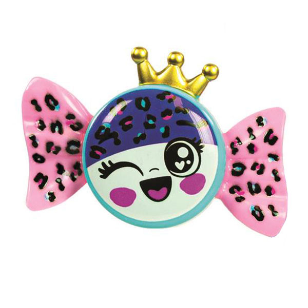 Crazy Chic Ροζ Pattern Lip Gloss Χειλιών σε Σχήμα Καραμέλας Clementoni 5893984