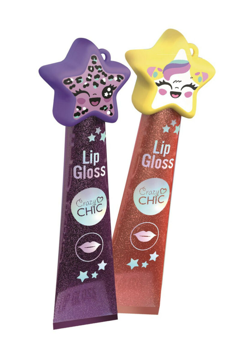 Crazy Chic Yellow Star Clementoni Lip Gloss Χειλιών 5894009