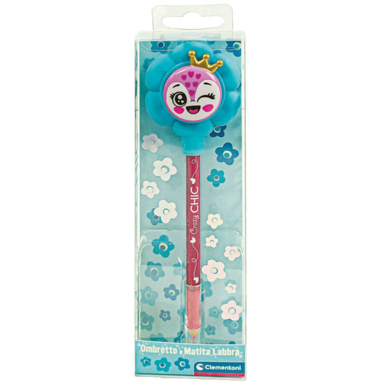 Crazy Chic Smile Ροζ Σκιές Ματιών & Μολύβι Χειλιών Pencil Clementoni 5893987