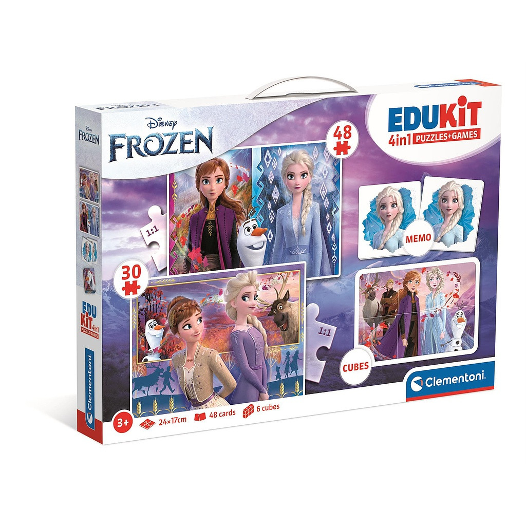 Disney Frozen Seasons 4-in-1 Παιχνίδι Collection Clementoni