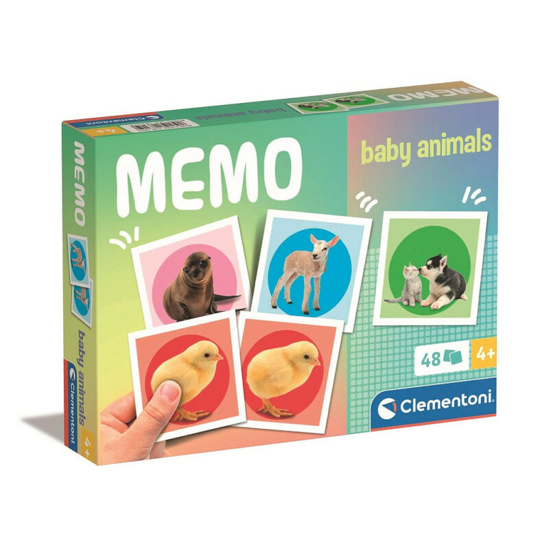 Animals Βρεφικό Παιχνίδι Μνήμης 48 Τεμαχίων Clementoni 5894887